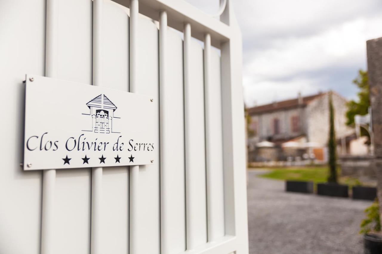Clos Olivier de Serres Ruoms Extérieur photo
